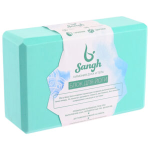 Опорный блок для йоги Sangh Mint 23*15*8 см